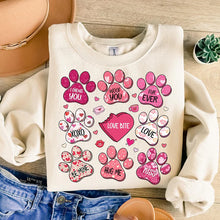 Load image into Gallery viewer, Valentine Paw Prints
