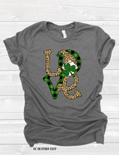 Load image into Gallery viewer, St. Pat's Love Gnome Leopard Plaid
