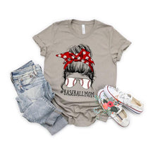 Load image into Gallery viewer, Baseball Mom Bun