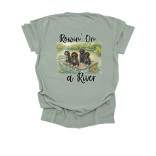 Load image into Gallery viewer, Rowin&#39; On A River Premium T-Shirt Comfort Colors Short Sleeve
