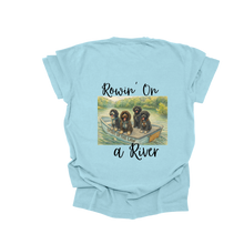 Load image into Gallery viewer, Rowin&#39; On A River Premium T-Shirt Comfort Colors Short Sleeve
