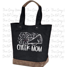 Load image into Gallery viewer, Cheer Mom   - Canvas Tote
