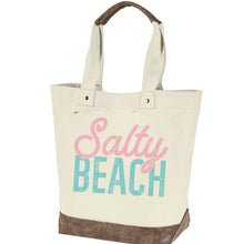 Load image into Gallery viewer, Salty Beach- Canvas Tote
