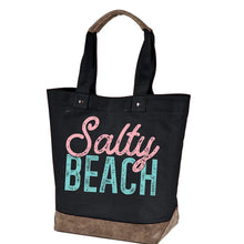 Load image into Gallery viewer, Salty Beach- Canvas Tote
