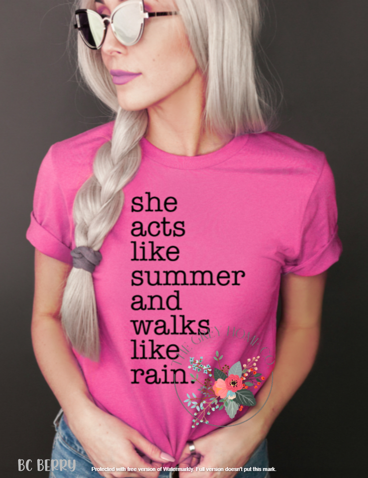She Acts Like Summer