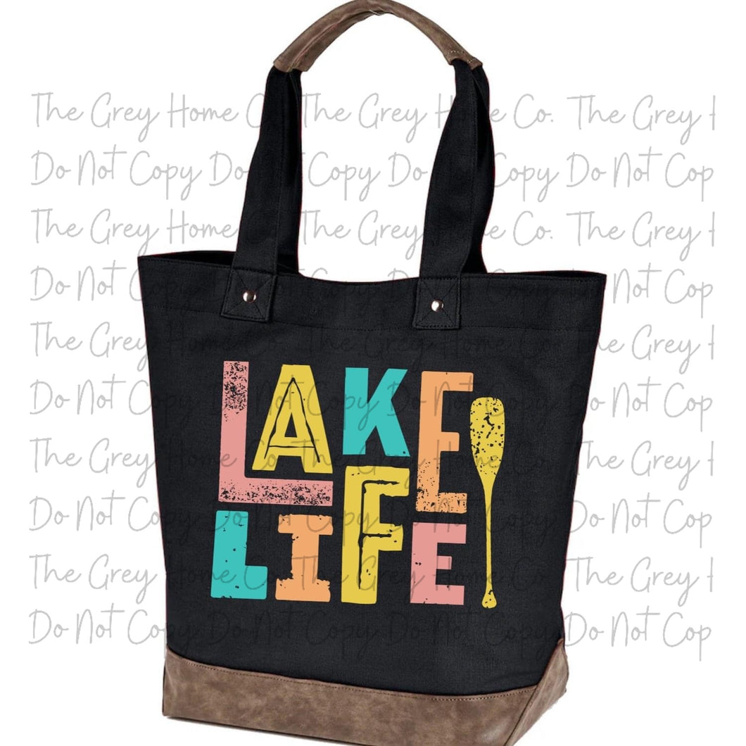 Lake Life - Canvas Tote