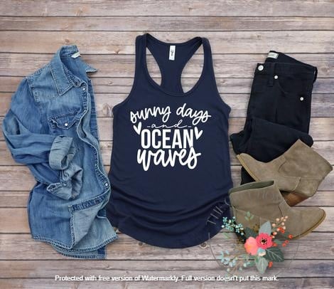 Sunny Days Ocean Waves